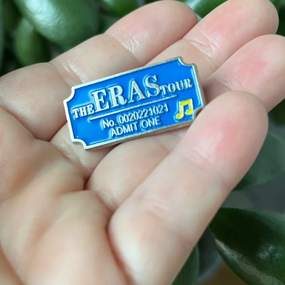 Brand new Taylor Swift inspired “ERAS TOUR” ticket enamel pin - Picture 1 of 3